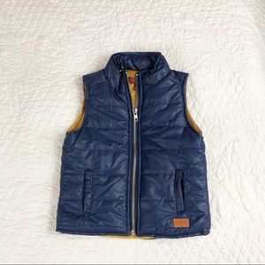 7 FOR ALL MANKIND 18M boys puffer vest, navy blue